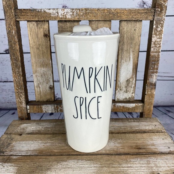 Rae Dunn Other - Rae Dunn Pumpkin Spice Fall Ceramic Coffee Tumbler